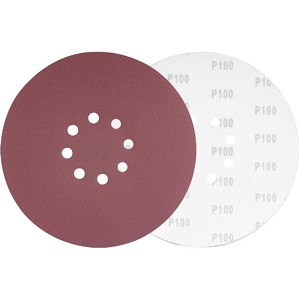 Disco de lixa com costado em pluma 225mm grão 100 para as lixadeiras LPV 400B LPV 600 LPV 925 LPV 950B e LPV 1000 VONDER