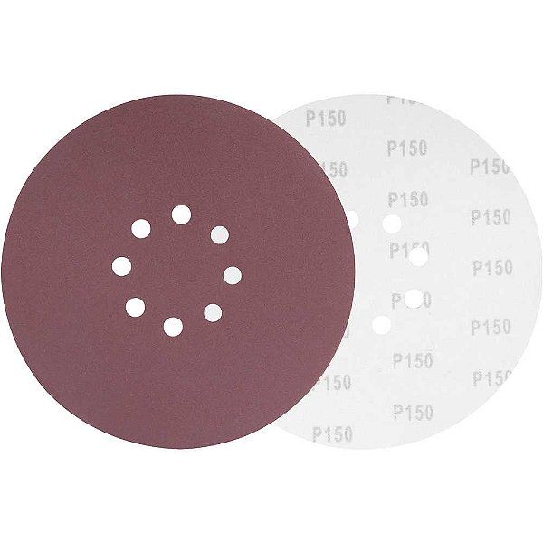Disco de lixa com costado em pluma 225mm grão 150 para as lixadeiras LPV 400B LPV 600 LPV 925 LPV 950B e LPV 1000 VONDER