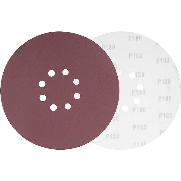 Disco de lixa com costado em pluma 225mm grão 180 para as lixadeiras LPV 400B LPV 600 LPV 925 LPV 950B e LPV 1000 VONDER