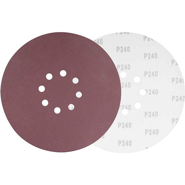 Disco de lixa com costado em pluma 225mm grão 240 para as lixadeiras LPV 400B LPV 600 LPV 925 LPV 950B e LPV 1000 VONDER