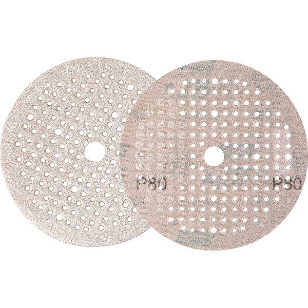 Disco de lixa com fixa fácil 150mm MULTI-AIR NOGRIP 181 furos NORTON