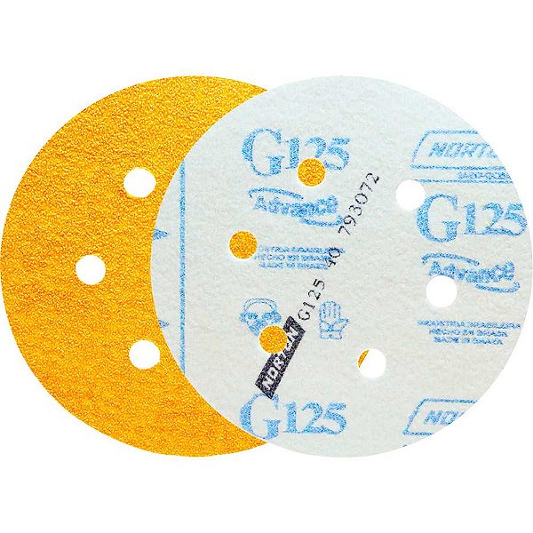Disco de lixa com costado em pluma 152mmg 40g 125 NORTON