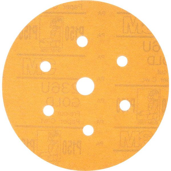 Disco de lixa 152mm grão 220 7 furos 216U HC000619607 3M