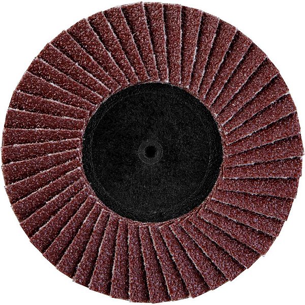 Flap-disc disco de desbaste/acabamento 3" - 75mm óxido de alumínio grão 80 para sistema de encaixe rápido VONDER