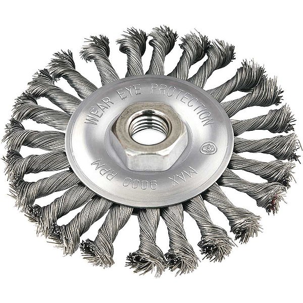 Escova circular 4.1/2" x 1/2" M14 torcida VONDER