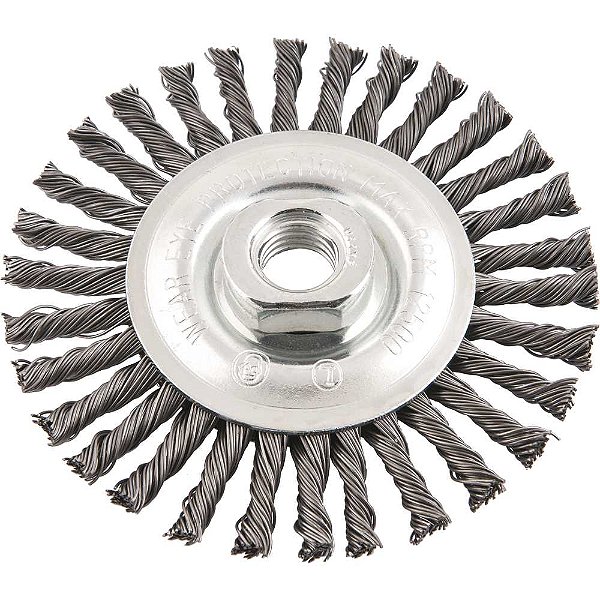 Escova circular 4.1/2" x 1/4" M14 torcida VONDER