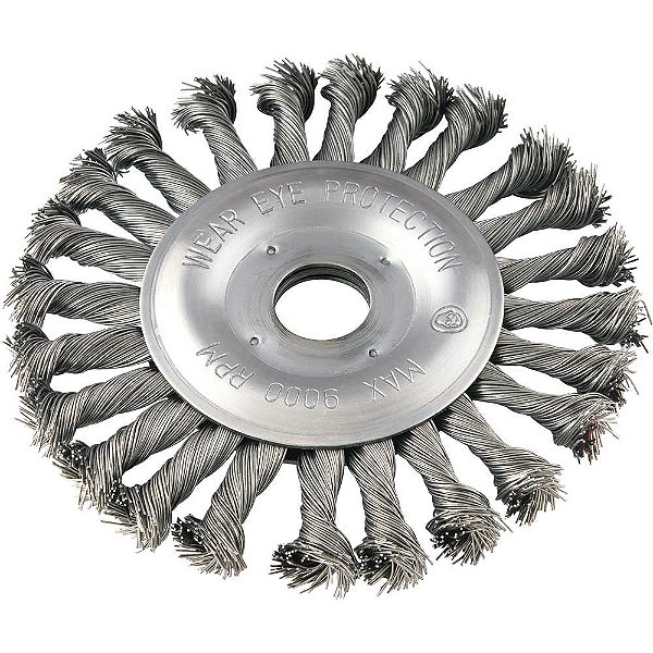 Escova circular 6" x 1/2" x 7/8" torcida VONDER