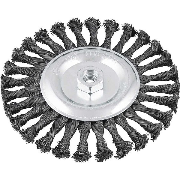 Escova circular 7" x 1/2" M14 torcida VONDER