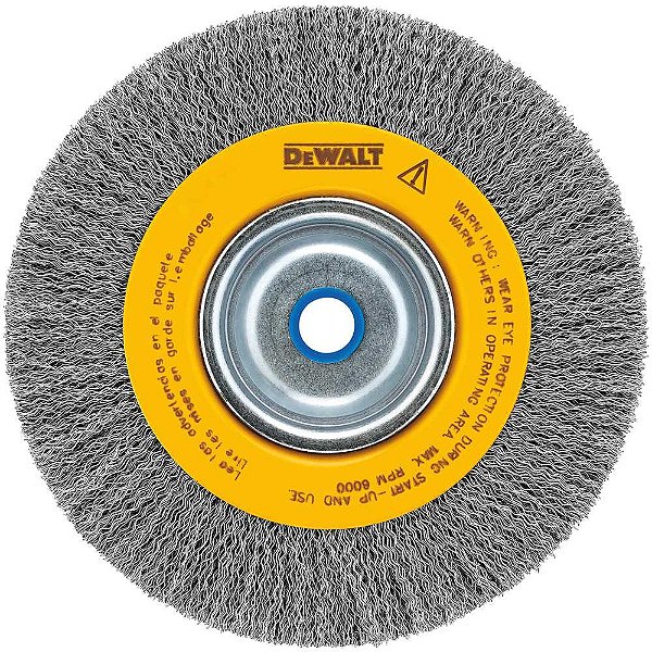 Escova circular de aço ondulada 150mm x 13mm Furo 5/8" DW495 Dewalt