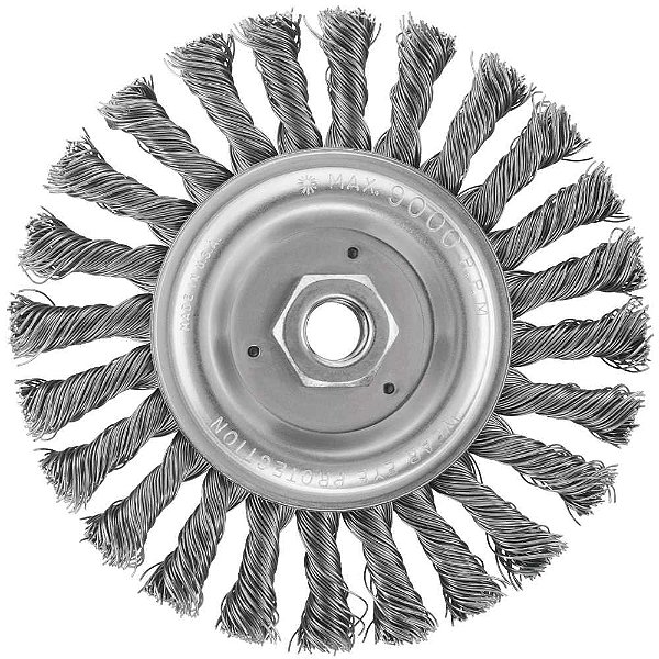 Escova circular de aço trançado 152mm M14 12.000 rpm DW4937M DEWALT