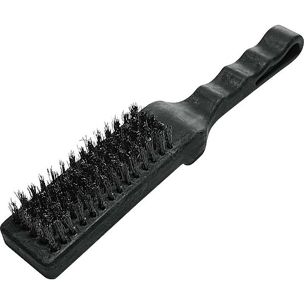 Escova manual latão com cabo plástico 16 x 4 com fio 0,50mm ABRASFER