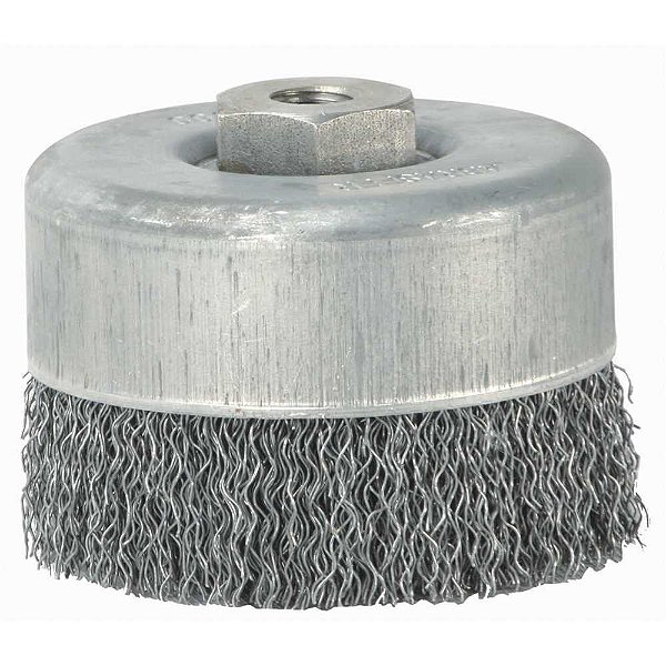 Escova copo ondulado 125mm M14 F.0,30 ABRASFER