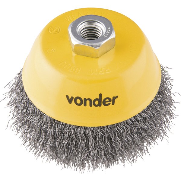 Escova tipo copo 6" ondulada VONDER