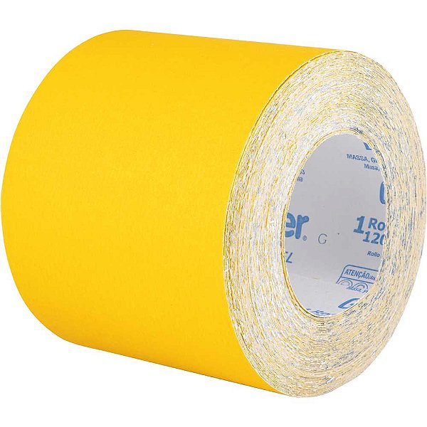 Lixa costado de papel em rolo 120mm x 25m grão 150 LP 100 VONDER