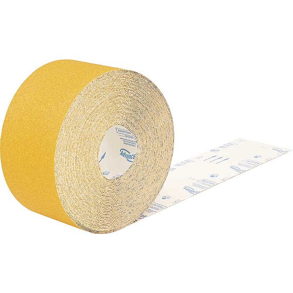 Rolo de lixa para madeira 120mm x 45m grão 60 costado de papel reforçado G125 NORTON