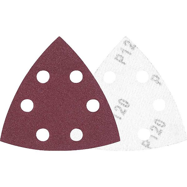 Lixa triangular com costado em pluma grão 120 para lixadeira multifunção VONDER