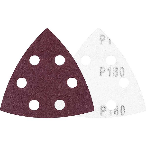 Lixa triangular com costado em pluma grão 180 para lixadeira multifunção VONDER
