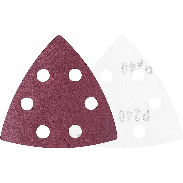 Lixa triangular com costado em pluma grão 240 para lixadeira multifunção VONDER