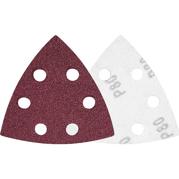 Lixa triangular com costado em pluma grão 80 para lixadeira multifunção VONDER