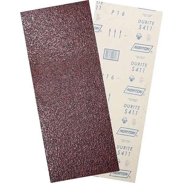 Lixa folha grão 100 S422 305 x 750mm para assoalho de madeira 05539503337 NORTON
