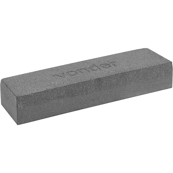 Pedra para afiar dupla face 6" retangular em blister VONDER