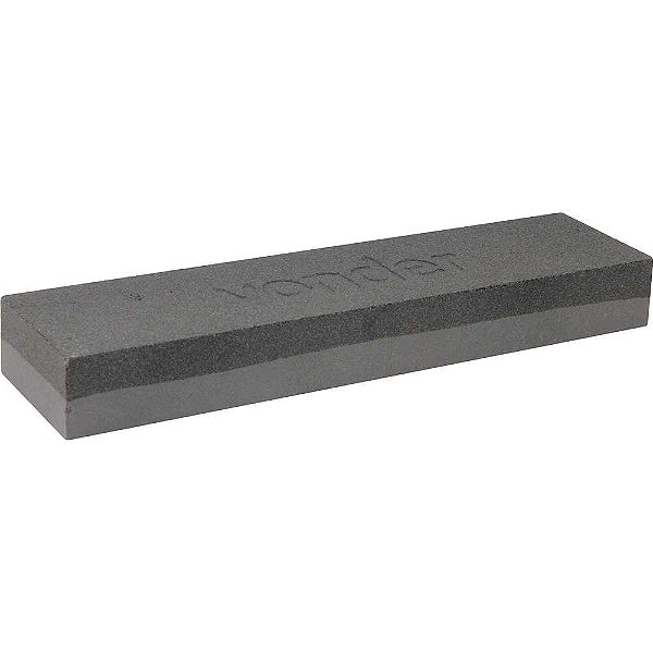 Pedra para afiar dupla face 8" retangular em blister VONDER