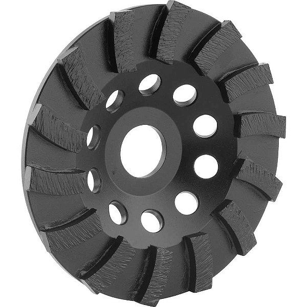 Rebolo diamantado 125mm turbo para lixadeira de concreto LCV 1010 VONDER