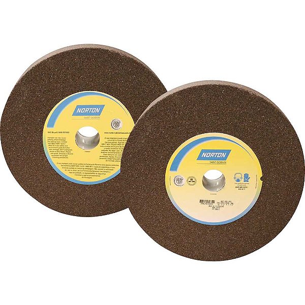 Rebolo reto 12" x 2" grão 36 marrom NORTON