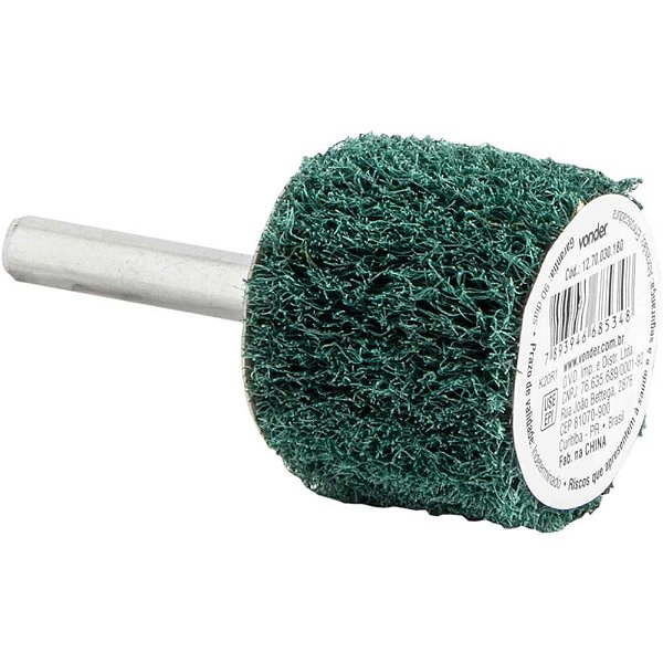 Roda com haste para acabamento 30mm x 25mm grão 180 VONDER