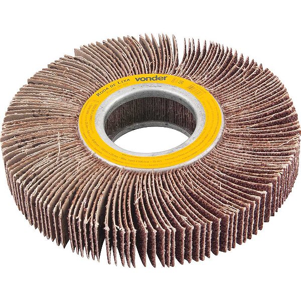 Roda de lixa 150mm x 25mm sem haste grão 50 VONDER