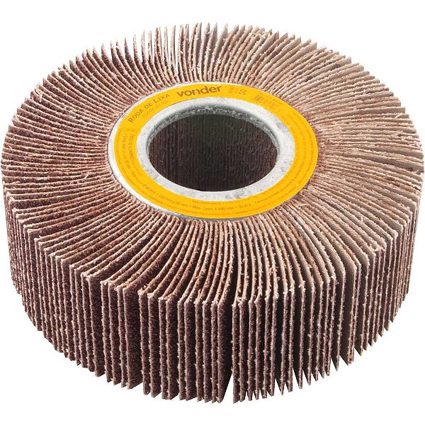 Roda de lixa 150mm x 50mm sem haste grão 50 VONDER