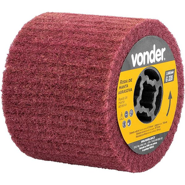 Roda de manta abrasiva para PEV 1380 grão 320 VONDER