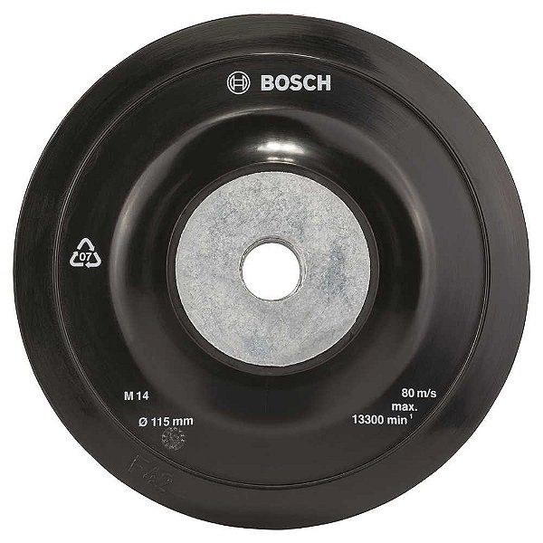 Disco de borracha 115mm com porca flange 2608601005 BOSCH