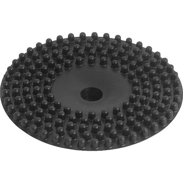 Suporte em disco de borracha 7" rígido com saliências para politriz VONDER