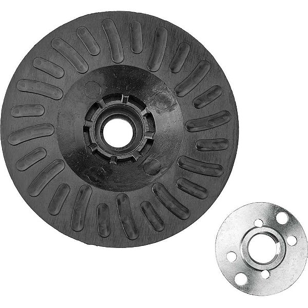 Suporte para disco de lixa 4.1/2" rígido e estriado porca de aperto com rosca M14 DABP4RRM14 DEWALT