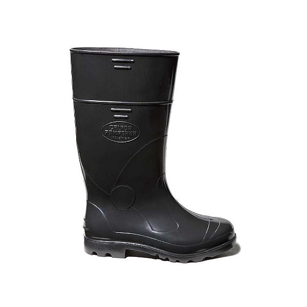Bota de PVC cano longo com forro preta nº40 Industrial CLPP2 502 CALFOR