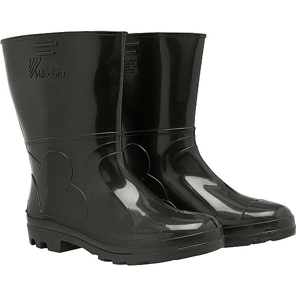 Bota de PVC preta cano curto 40 VULCABRAS