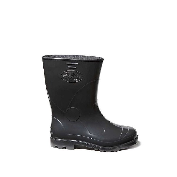 Bota de PVC preta cano médio,com forro 39 CCPP2 CALFOR PAMPEANA