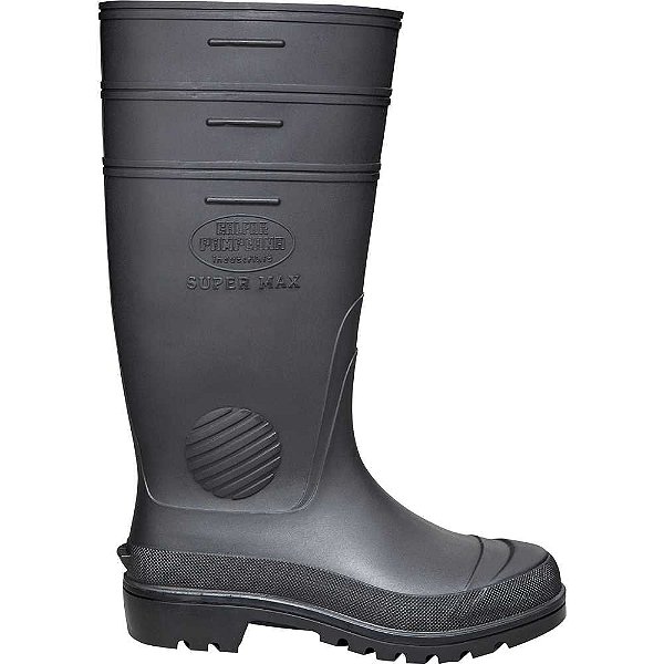 Bota de PVC s/forro cano extra longo 43 preta SUPERMAX CELSF 503 CALFOR