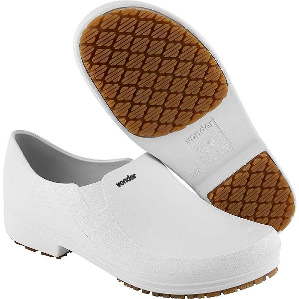 Sapato ocupacional classic com salto branco n° 40 VONDER