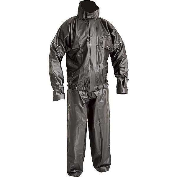 Conjunto para proteção para motociclista em PVC 2000 tamanho GG preto PANTANEIRO