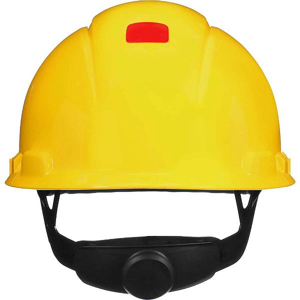 Capacete aba frontal amarelo com catraca H-702 HB004732424 3M
