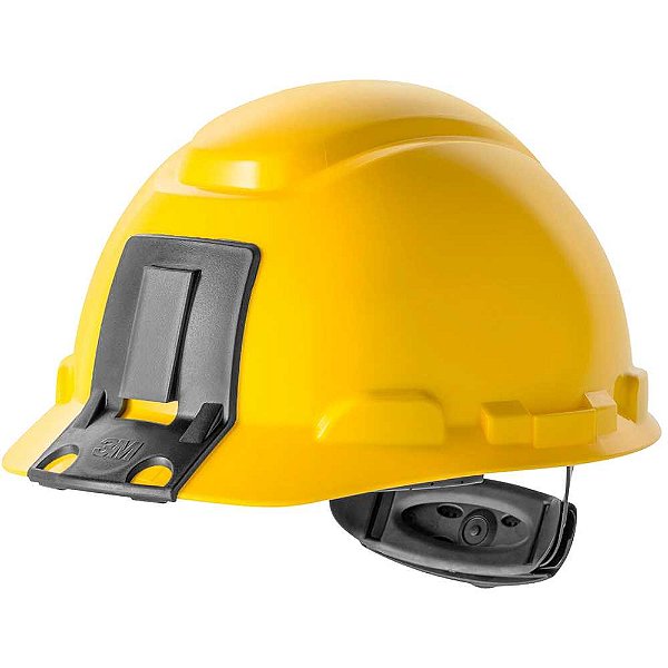 Capacete aba frontal mineiro amarelo com catraca H-702 HB004732473 3M