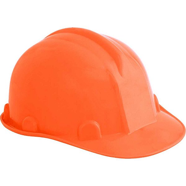 Capacete laranja com aba frontal VONDER