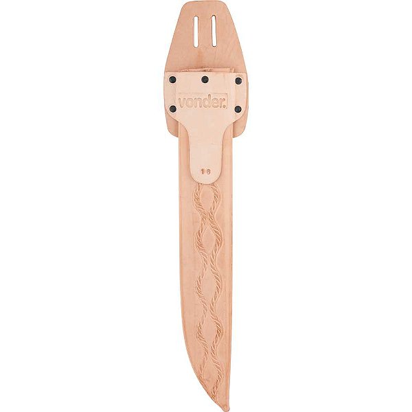 Bainha de couro fixa para facão 16" VONDER