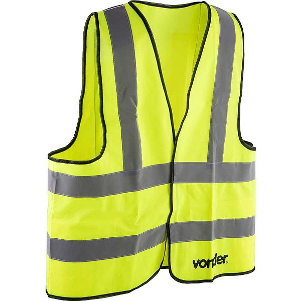 Colete refletivo tipo blusão sem bolso amarelo CV 102 VONDER