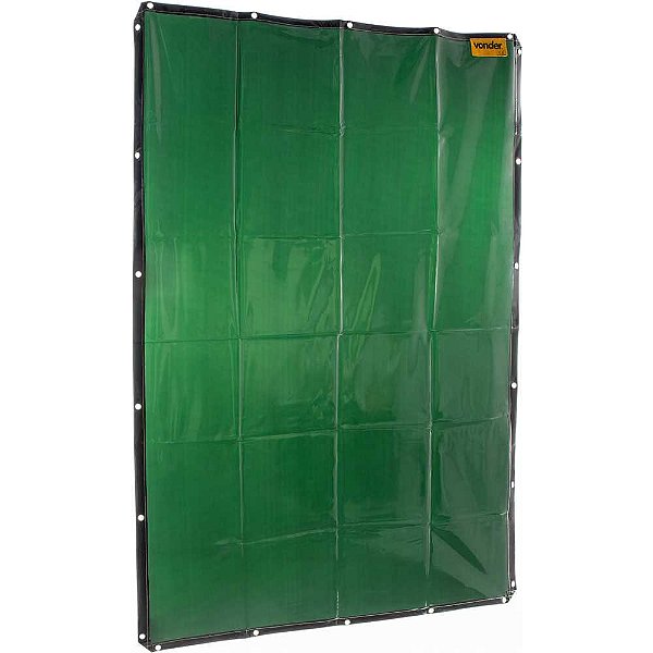 Cortina de proteção para solda verde 1,22m x 1,78m VONDER