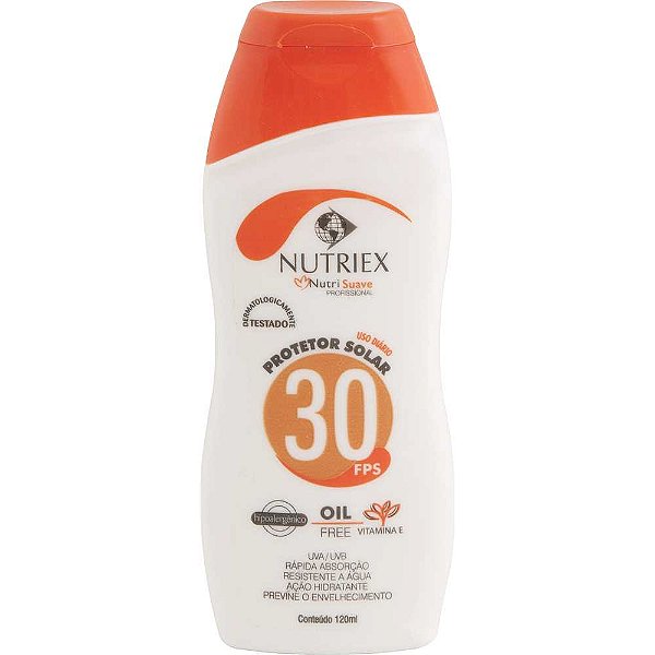 Protetor solar FPS 30 120ml NUTRIEX