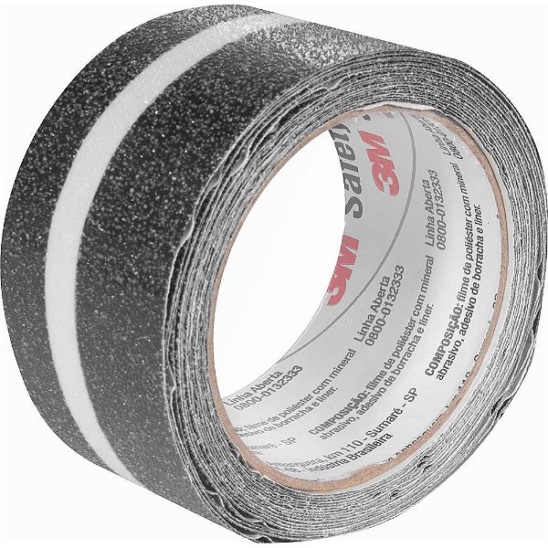 Fita antiderrapante 50mm x 5m fosforescente 3M - 6 unidades