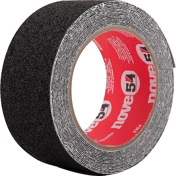 Fita antiderrapante 50mm x 5m preta NOVE54
